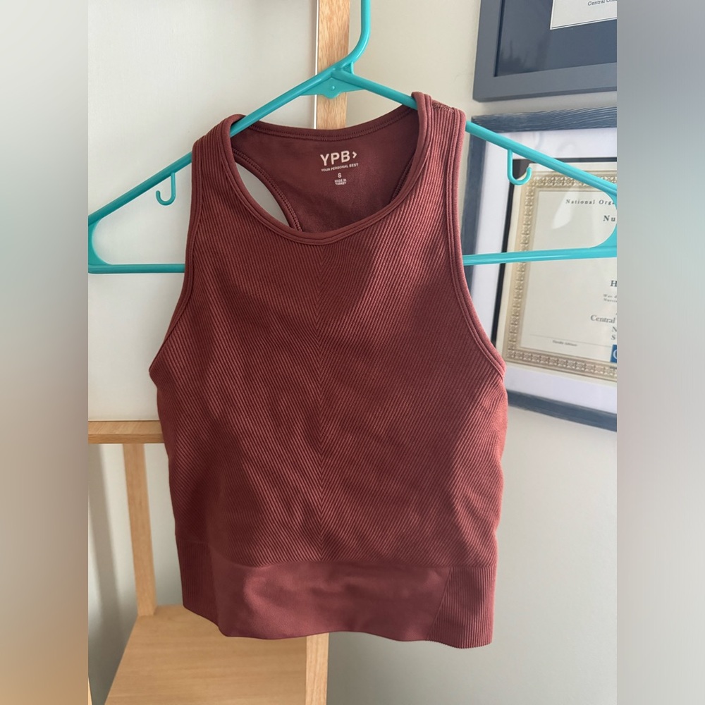 Abercrombie and Fitch YPB High Neck Crop Top